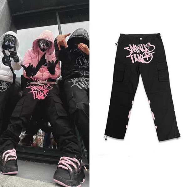 men's plus size pants cargo minus two harajuku casual loose punk rock straight wide leg trouser streetwear y2k pant retro street trend, Black
men's plus size pants cargo minus two harajuku casual loose punk rock straight wide leg trouser streetwear y2k pant retro street trend, Black