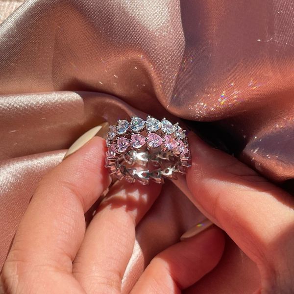 eternity heart lab diamond ring 100% real 925 sterling silver party wedding band rings for women men engagement jewelry gift, Slivery;golden
eternity heart lab diamond ring 100% real 925 sterling silver party wedding band rings for women men engagement jewelry gift, Slivery;golden