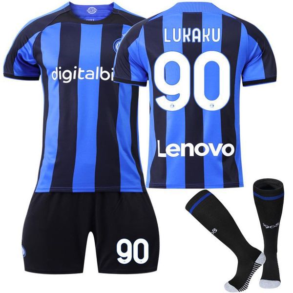 soccer jerseys 2023-24 no. 90 lukaku 10 lautaro 9 dzeko 14 pulisic children's suit soccer jersey, Black;yellow
soccer jerseys 2023-24 no. 90 lukaku 10 lautaro 9 dzeko 14 pulisic children's suit soccer jersey, Black;yellow