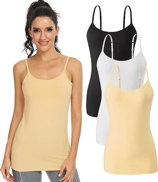 orrpally women cotton camisole shelf bra cami tank adjustable spaghetti strap tank 3-pack, Red;black
orrpally women cotton camisole shelf bra cami tank adjustable spaghetti strap tank 3-pack, Red;black