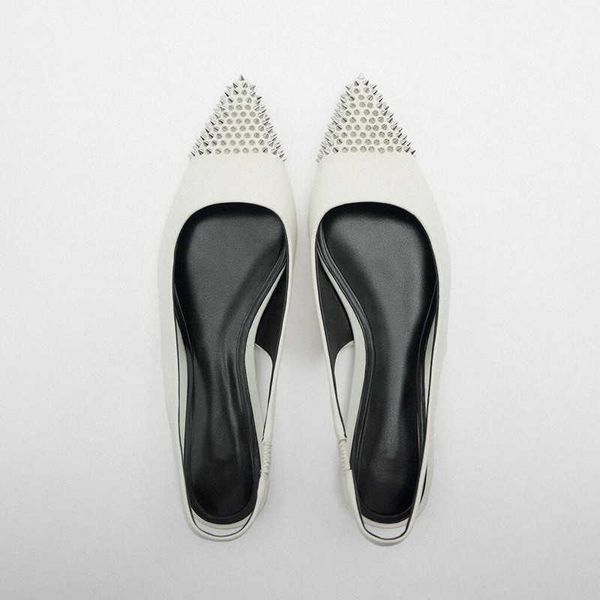 nxy sandals women studded flat leather slingbacks white pointed toe flats shoes woman casual plus size 230406, Black
nxy sandals women studded flat leather slingbacks white pointed toe flats shoes woman casual plus size 230406, Black