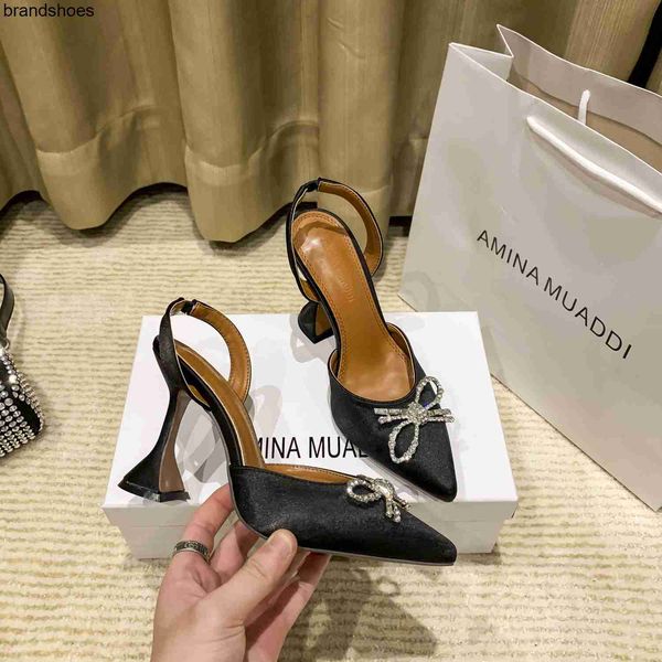 amina muaddi baotou sandals women 2023 new summer net red rhinestone wine cup heels women silk satin pointed high heels women, Black
amina muaddi baotou sandals women 2023 new summer net red rhinestone wine cup heels women silk satin pointed high heels women, Black