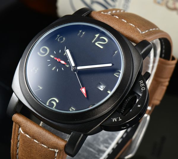 new sport three two needles leather belt wristwatch 50mm sub dials work fashion mens watches quartz chronograph wholesale men's gifts w, Slivery;brown
new sport three two needles leather belt wristwatch 50mm sub dials work fashion mens watches quartz chronograph wholesale men's gifts w, Slivery;brown