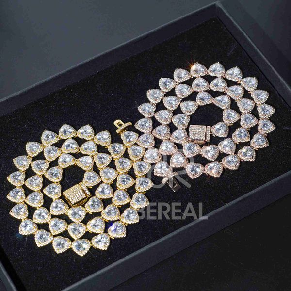 women hip hop jewelry iced out 925 silver moissanite diamond 10mm bracelet 18k gold plated necklace clustered heart tennis chain
women hip hop jewelry iced out 925 silver moissanite diamond 10mm bracelet 18k gold plated necklace clustered heart tennis chain