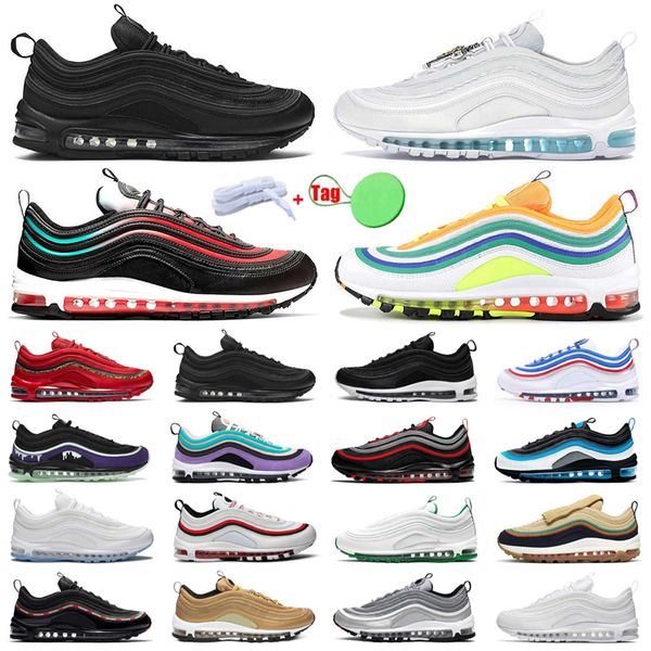 97s running shoes men women game royal aqua blue triple black have a nice day white pine green reflective bred trainers sneakers
97s running shoes men women game royal aqua blue triple black have a nice day white pine green reflective bred trainers sneakers