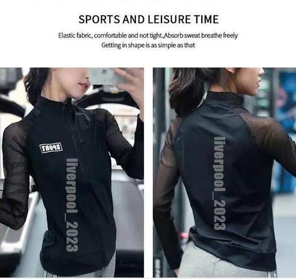 2020 new mesh sports coat women's high elastic quick dry running fitness long sleeve slim quick dry yoga suit ascx, White;red
2020 new mesh sports coat women's high elastic quick dry running fitness long sleeve slim quick dry yoga suit ascx, White;red