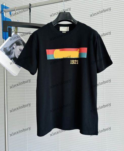 xinxinbuy men designer tee t shirt 23ss paris red stripe letter print short sleeve cotton women black white blue gray xs-l, Black;brown
xinxinbuy men designer tee t shirt 23ss paris red stripe letter print short sleeve cotton women black white blue gray xs-l, Black;brown