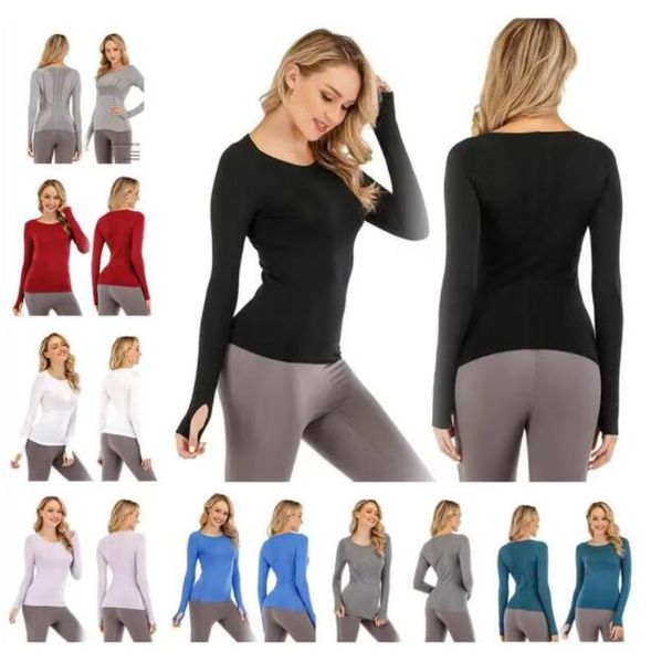 lulus long sleeved sports t-shirt quick drying tight elastic sweat absorption running solid color fitness yoga suit ywe, White;red
lulus long sleeved sports t-shirt quick drying tight elastic sweat absorption running solid color fitness yoga suit ywe, White;red