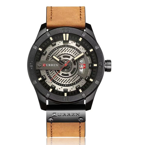 curren/ karion 8301 new men's watch men's watch calendar watch waterproof business belt, Silver
curren/ karion 8301 new men's watch men's watch calendar watch waterproof business belt, Silver