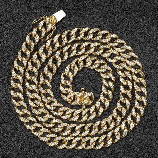 hight quality hip hop men rapper rock ice out 925 silver 6mm width 5a cz cuban link chain
