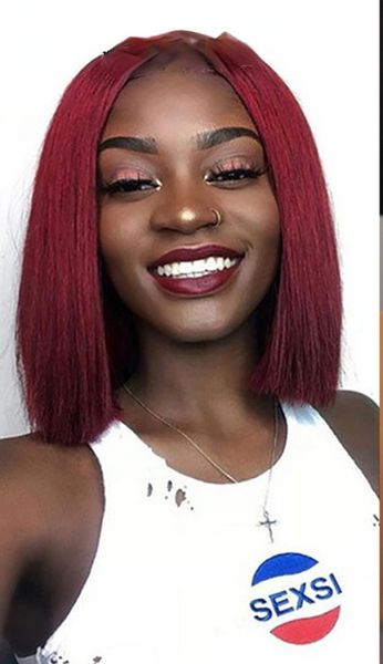short wigs 180% density bob lace front wig 99j burgundy bob color wigs brazilian straight short bob human hair wigs for women, Black;brown
short wigs 180% density bob lace front wig 99j burgundy bob color wigs brazilian straight short bob human hair wigs for women, Black;brown