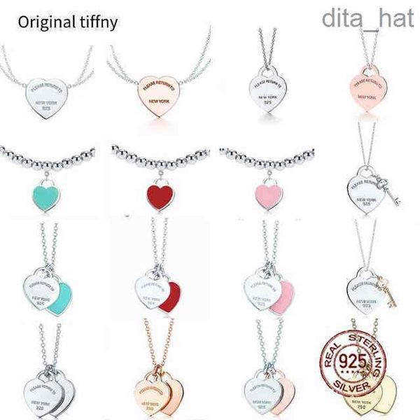 new 100% 925 sterling silver necklace pendant heart bead chain rose gold and gold luxurious for women fashion jewelry original gift y220310
new 100% 925 sterling silver necklace pendant heart bead chain rose gold and gold luxurious for women fashion jewelry original gift y220310