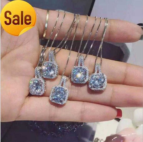 fashion simple jewelry 925 sterling silver round cut 5a cubic zirconia cz party clavicle chain diamond women cute necklace pendant gift
fashion simple jewelry 925 sterling silver round cut 5a cubic zirconia cz party clavicle chain diamond women cute necklace pendant gift