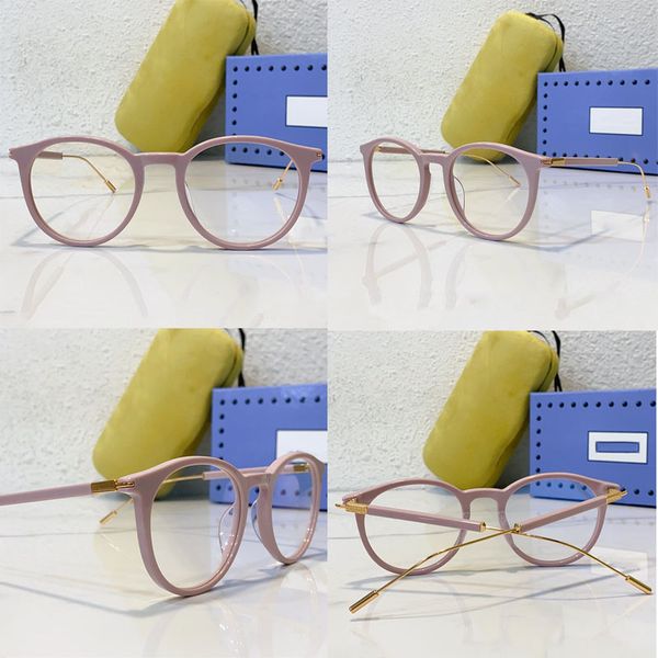 

Arc plate frame designer optical glasses reading fashion womens transparent eye protection eyeglasses metal legs office commuting elegant women GG1274OA