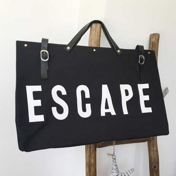 duffle bags escape canvas handbags travel large capacity stylish luggage ing duffel letter printing weekend handbags 230318
duffle bags escape canvas handbags travel large capacity stylish luggage ing duffel letter printing weekend handbags 230318