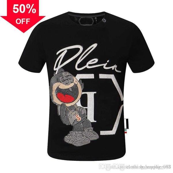 men's polos phillip plain men designer pp skull diamond shirt short sleeve dollar brown bear brand o-neck skulls tshirt s to 2xl size, White;black
men's polos phillip plain men designer pp skull diamond shirt short sleeve dollar brown bear brand o-neck skulls tshirt s to 2xl size, White;black