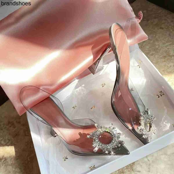 amina muaddi new style sunflower transparent rhinestone pointed high heel shoes elegant bowknot party sandals women, Black
amina muaddi new style sunflower transparent rhinestone pointed high heel shoes elegant bowknot party sandals women, Black