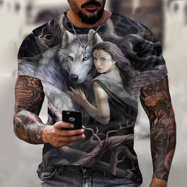 men's t-shirts 3d print wolf t-shirt for men summer oversized short sleeve pullover fashion streetwear cool clothes tees 230414, White;black
men's t-shirts 3d print wolf t-shirt for men summer oversized short sleeve pullover fashion streetwear cool clothes tees 230414, White;black