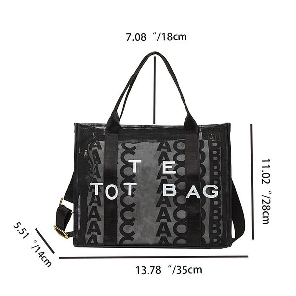 the tote bag mesh two pieces set lady famous designer bags women practical large capacity luxurys handbag adjustable removable crossbody str
the tote bag mesh two pieces set lady famous designer bags women practical large capacity luxurys handbag adjustable removable crossbody str