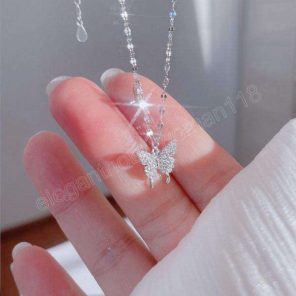 silver color shiny butterfly necklace for women fashion pendant necklace women jewelry clavicle chain necklace gift
silver color shiny butterfly necklace for women fashion pendant necklace women jewelry clavicle chain necklace gift