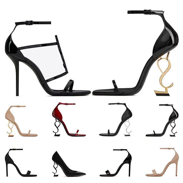 high heels women dress shoes designer heels patent leather luxury gold tone womens lady fashion sandals pointed square toes party wedding of, Black
high heels women dress shoes designer heels patent leather luxury gold tone womens lady fashion sandals pointed square toes party wedding of, Black