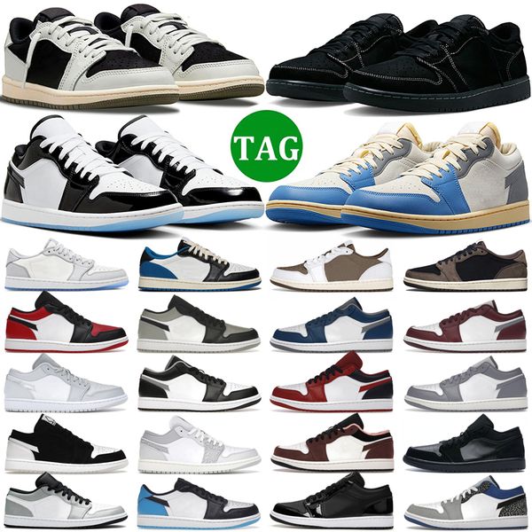 1s low jumpman 1 basketball shoes vintage unc grey fragment black phantom dark mocha concord bred toe men women outdoor sport trainers sneak
1s low jumpman 1 basketball shoes vintage unc grey fragment black phantom dark mocha concord bred toe men women outdoor sport trainers sneak