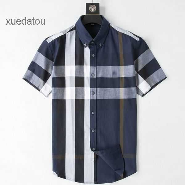 mens casual shirt business designer fashion burbereys mens brand shirt spring summer lapel short sleeved plaid single row buttons comfortabl, White;black
mens casual shirt business designer fashion burbereys mens brand shirt spring summer lapel short sleeved plaid single row buttons comfortabl, White;black