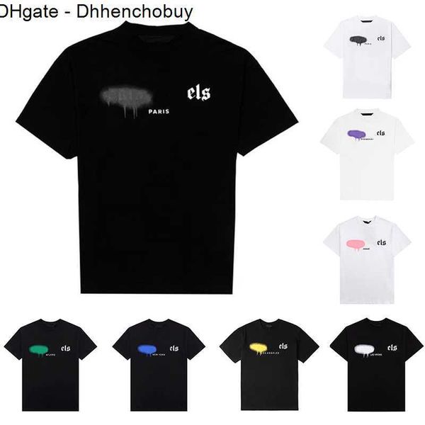 mens designer t shir clohes palms shirs women shirs fashion spray pain graffii couple shor sleeves high sree loose tide brand crew neck leer, White;black
mens designer t shir clohes palms shirs women shirs fashion spray pain graffii couple shor sleeves high sree loose tide brand crew neck leer, White;black