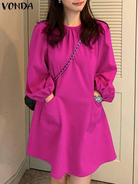 dresses vonda elegant shirt dress 2022 summer long puff sleeve women fashion party robe casual loose holiday pleated short mini dresses, Black;gray
dresses vonda elegant shirt dress 2022 summer long puff sleeve women fashion party robe casual loose holiday pleated short mini dresses, Black;gray
