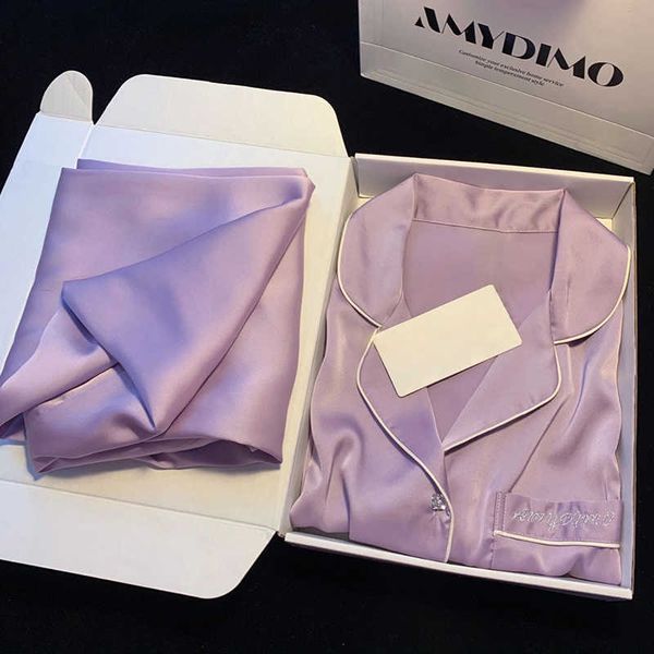 women's sleep lounge light luxury ice silk pajamas women's pajama spring and autumn style long sleeve home set nightwear sleepwear
women's sleep lounge light luxury ice silk pajamas women's pajama spring and autumn style long sleeve home set nightwear sleepwear