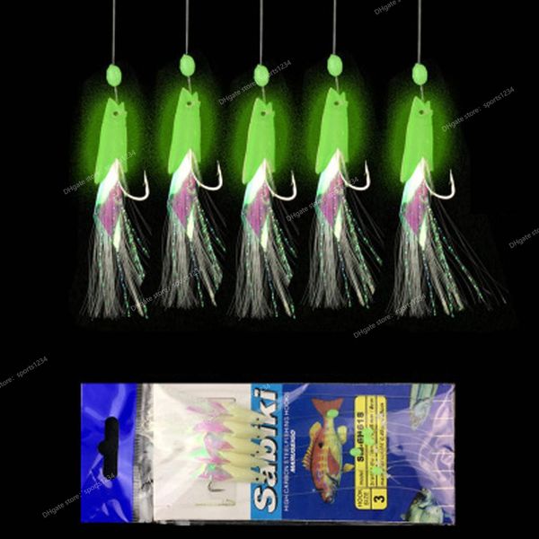 5pcs/bag sea/ salterwater fishing freshwater fishing sabiki rigs string hook flash luminous fish string hook fishingfishhooks fishing equipm
5pcs/bag sea/ salterwater fishing freshwater fishing sabiki rigs string hook flash luminous fish string hook fishingfishhooks fishing equipm