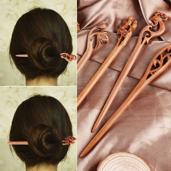 hairpins 1pc chinese retro peach wood carved hairpin women fashion handmade hollow out hair stick hairpin hair styling accessories w0417, Golden;silver
hairpins 1pc chinese retro peach wood carved hairpin women fashion handmade hollow out hair stick hairpin hair styling accessories w0417, Golden;silver