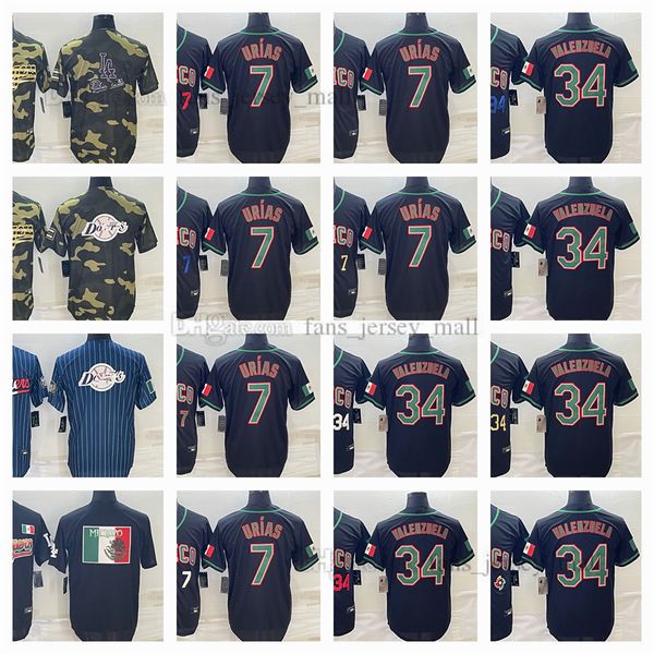 2023 new college baseball wears 7 julio urias 34 fernando valenzuela dodgers city world cup blue stitched jerseys, Black
2023 new college baseball wears 7 julio urias 34 fernando valenzuela dodgers city world cup blue stitched jerseys, Black