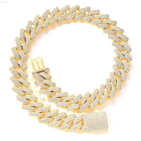 luxury hip-hop 20mm thick flat 3 row brass iced out full of zircon miami heavy choker cuban chains for men, Silver
luxury hip-hop 20mm thick flat 3 row brass iced out full of zircon miami heavy choker cuban chains for men, Silver