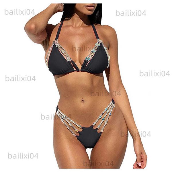 women's swimwear women's bikini swimsuits diamond bikini set swimming v neck bandage swimwear 2022 summer beach suit two piece for, White;black
women's swimwear women's bikini swimsuits diamond bikini set swimming v neck bandage swimwear 2022 summer beach suit two piece for, White;black