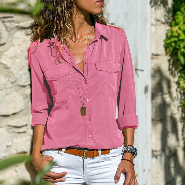 women's blouses shirts denim shirt women jean spring fashion chemise female pockets long sleeve slim fit ladies blouses women's cl, White
women's blouses shirts denim shirt women jean spring fashion chemise female pockets long sleeve slim fit ladies blouses women's cl, White