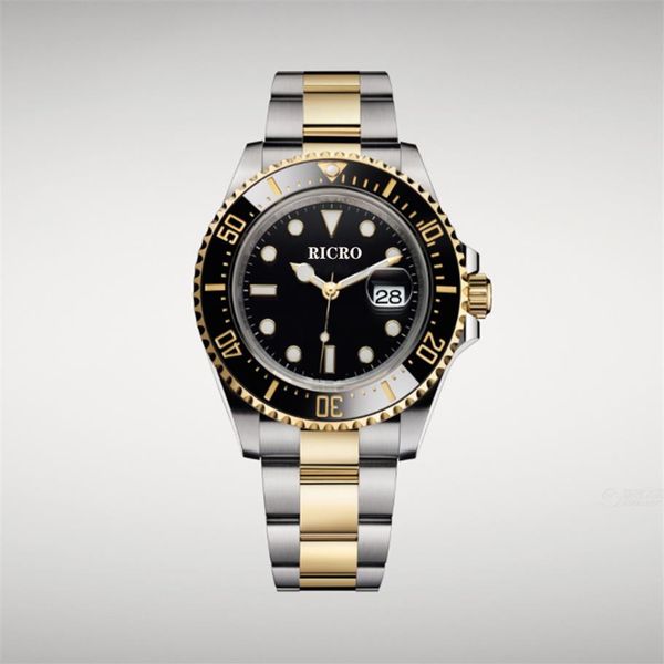automatic mechanical men's watch dial 43 mm luminous feature calendar ceramic ring mouth leisure sports254f, Slivery;brown
automatic mechanical men's watch dial 43 mm luminous feature calendar ceramic ring mouth leisure sports254f, Slivery;brown