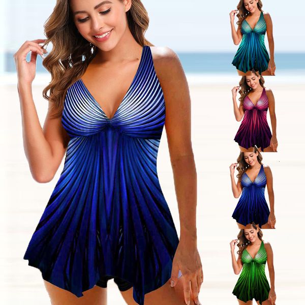 women's swimwear tankini plus size swimsuit female swimwear women print bikini set bather swimming beachwear summer bathing suit 230417, White;black
women's swimwear tankini plus size swimsuit female swimwear women print bikini set bather swimming beachwear summer bathing suit 230417, White;black