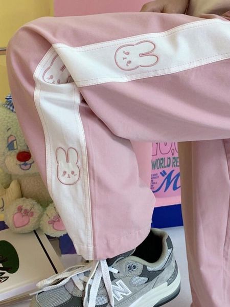 capris qweek kawaii pink joggers sweatpants women harajuku soft girly sports pants wide trousers female cartoon oversize korean style, Black;white
capris qweek kawaii pink joggers sweatpants women harajuku soft girly sports pants wide trousers female cartoon oversize korean style, Black;white