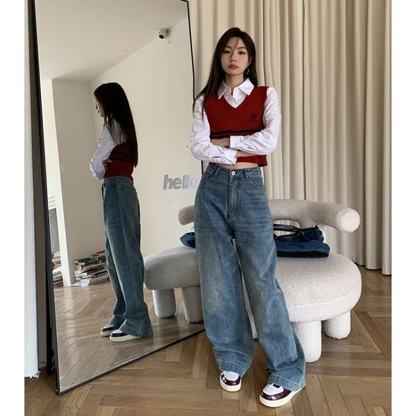 women's jeans vintage blue high waist women jeans american fashion streetwear wide leg jean female bottoms denim trouser baggy denim pa
women's jeans vintage blue high waist women jeans american fashion streetwear wide leg jean female bottoms denim trouser baggy denim pa