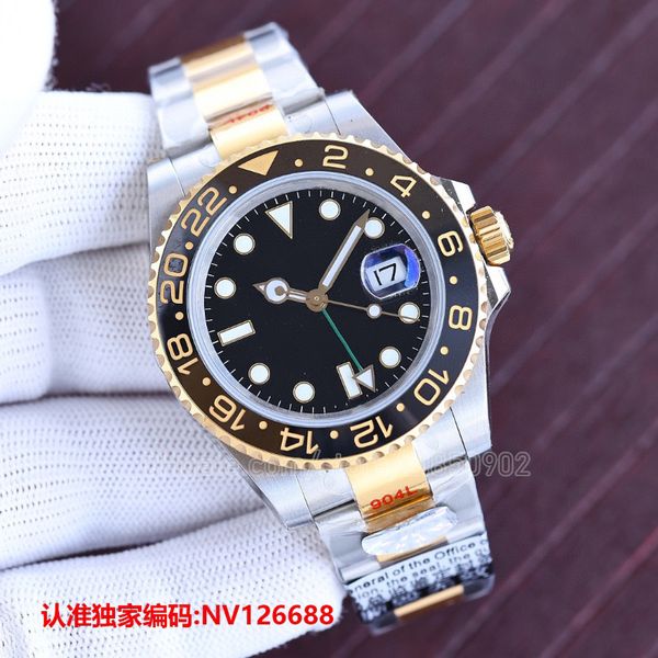 men watches gmt ii man watch pepsi bezel green dial 904l 40mm automatic mechanical movement orologio diamonds bang jason007 waterproof jubie, Slivery;golden
men watches gmt ii man watch pepsi bezel green dial 904l 40mm automatic mechanical movement orologio diamonds bang jason007 waterproof jubie, Slivery;golden