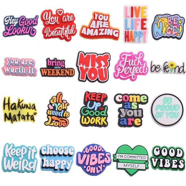 shoe parts accessories 1pcs english alphabet design pvc inspirational letters slippers buckles clog diy bands charms jibz decoration 230414, White;pink
shoe parts accessories 1pcs english alphabet design pvc inspirational letters slippers buckles clog diy bands charms jibz decoration 230414, White;pink