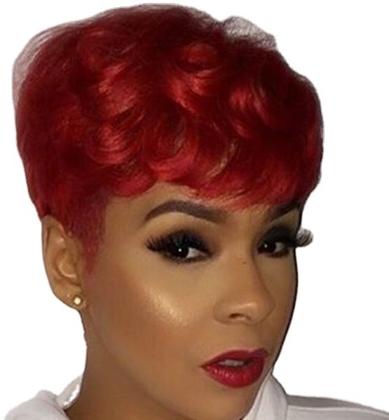 613 blonde short pixie curly finger waves human hair wig for women colored brazilian remy hair royal blue wavy wigs, Black;brown
613 blonde short pixie curly finger waves human hair wig for women colored brazilian remy hair royal blue wavy wigs, Black;brown