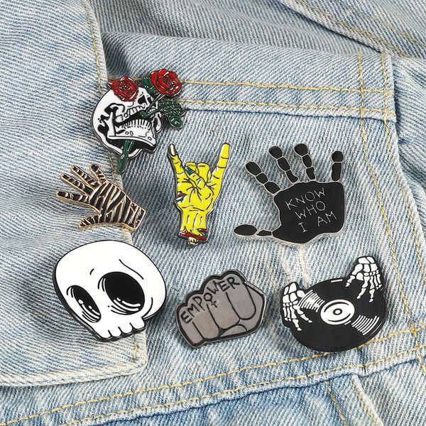 punk style brooch magic wizard cranio vampire rose button pin denim jackets brooches badge gifts gothic jewelry dropshipping fashion jewelry, Gray
punk style brooch magic wizard cranio vampire rose button pin denim jackets brooches badge gifts gothic jewelry dropshipping fashion jewelry, Gray