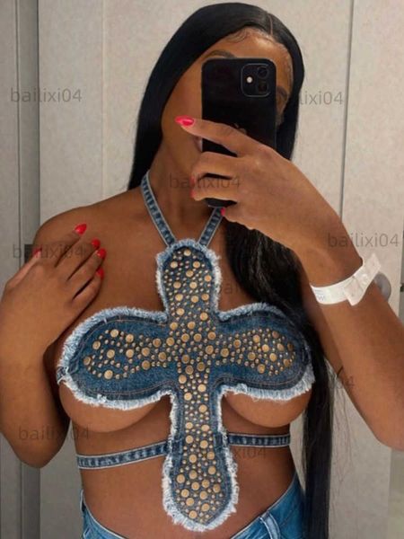 women's tanks camis sifreyr y2k cross shape denim crop women fashion rhinestone halter backless fairycore tube streetwear camis vests, White
women's tanks camis sifreyr y2k cross shape denim crop women fashion rhinestone halter backless fairycore tube streetwear camis vests, White