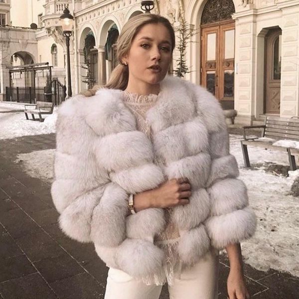 fur 50cm new real fox fur coat women winter thick fur jacket short fur coat wholesale genuine fox short sleeve, Black
fur 50cm new real fox fur coat women winter thick fur jacket short fur coat wholesale genuine fox short sleeve, Black