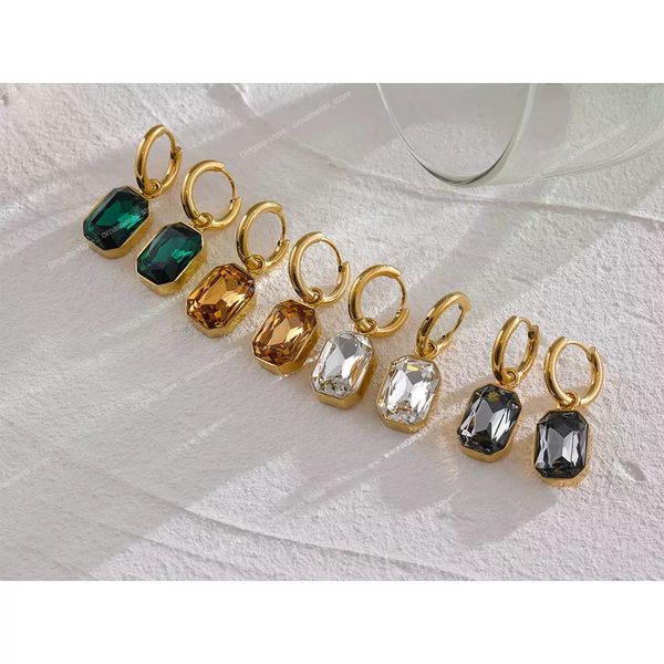 stainless steel cubic zirconia drop dangle charms trendy earrings 18k-gold-plated green square geometric earring jewelry earringsdangle earr, Silver
stainless steel cubic zirconia drop dangle charms trendy earrings 18k-gold-plated green square geometric earring jewelry earringsdangle earr, Silver