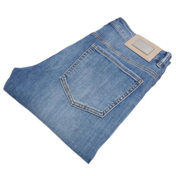 men's jeans spring summer thin denim slim fit european american high-end brand small straight pants jh6035-7, Blue
men's jeans spring summer thin denim slim fit european american high-end brand small straight pants jh6035-7, Blue