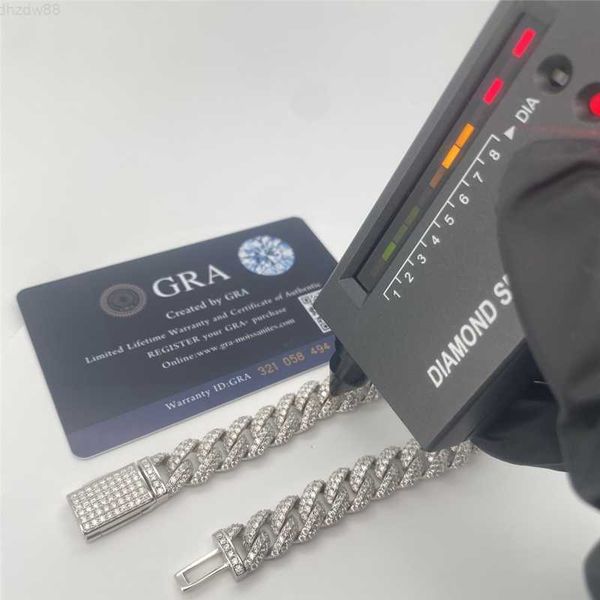 fine hip hop jewelry gold plated moissanite diamond cuban link bracelet 10mm iced out s925 diamond cuban link chain necklace, Silver
fine hip hop jewelry gold plated moissanite diamond cuban link bracelet 10mm iced out s925 diamond cuban link chain necklace, Silver