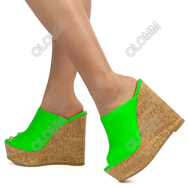 olomm 2023 summer women platform mules sandals wedges high heel open toe gorgeous colors dress shoes women us plus size 5-20, Black
olomm 2023 summer women platform mules sandals wedges high heel open toe gorgeous colors dress shoes women us plus size 5-20, Black